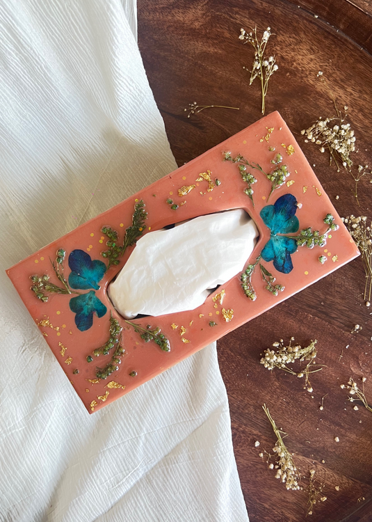 Moon Zest Flowers | Tissue Box