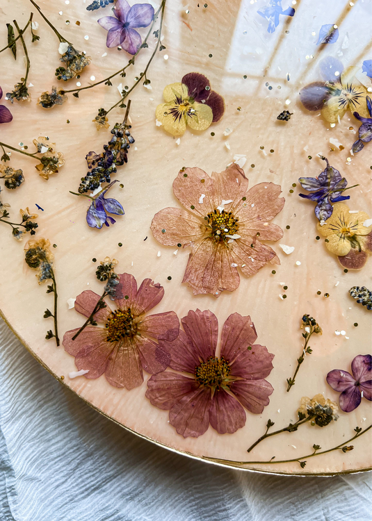 Blooms For You | Resin Platter