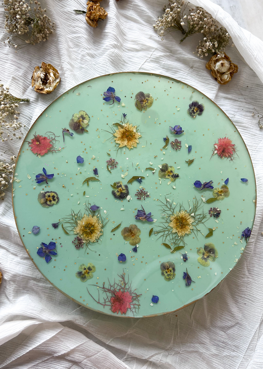 Floral Dance | Resin Platter