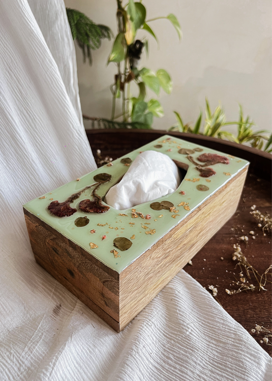 Lush Green | Tissue Box