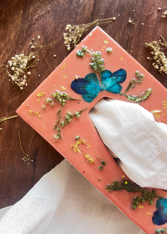 Moon Zest Flowers | Tissue Box