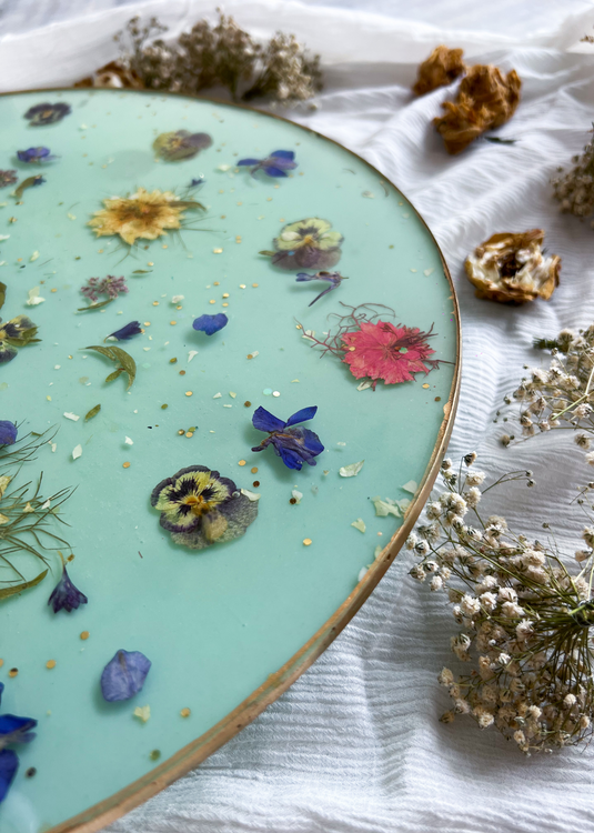 Floral Dance | Resin Platter