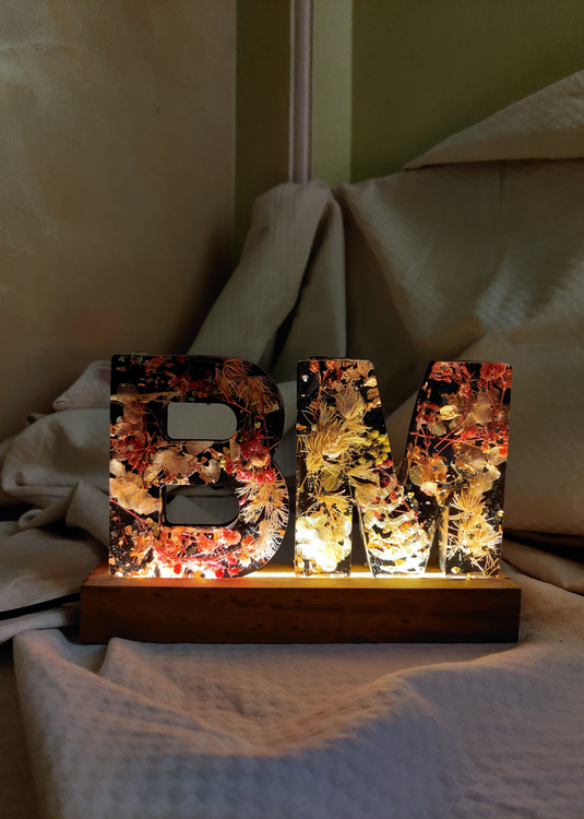 Monogram Lamp 4 inch