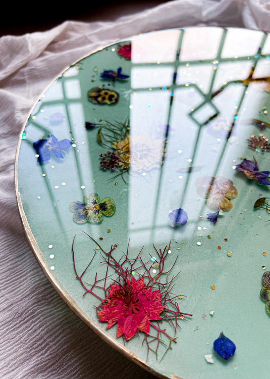 Floral Dance | Resin Platter