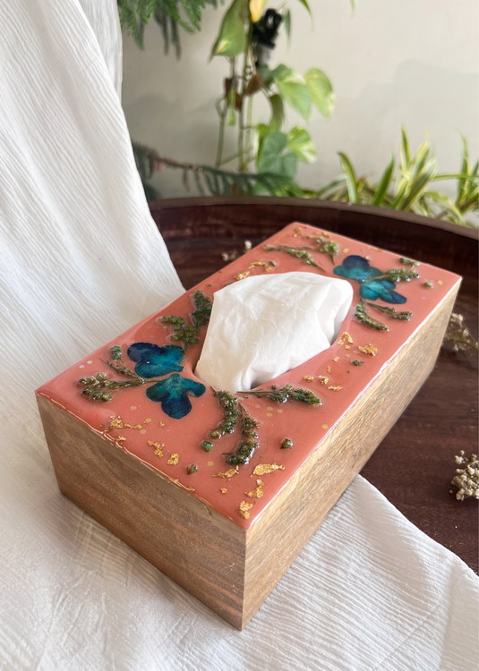 Moon Zest Flowers | Tissue Box