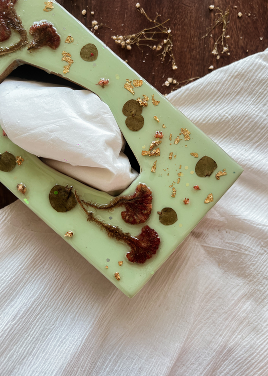 Lush Green | Tissue Box